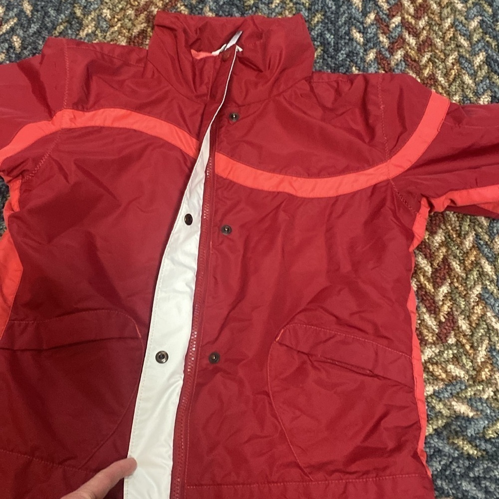 ❤️❤️❤️ HOST PICK!!  Ladies Size Medium Columbia Sportswear Burgundy Coat - Picture 11 of 13